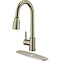 LessCare LK4B Brushed Nickel Finish Kitchen Faucet with Pull-out Head