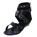 Tash Limited Women's 'Niki' Black Sandals