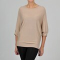 Grace Elements Women's Roll Tab Dolman Sleeve Sweater