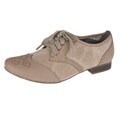Elegant Women's 'Perdy-1' Taupe Oxford