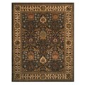 Hand-tufted Morris Brown Wool Rug (8' x 10')