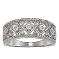 Sterling Silver 1/4ct TDW Diamond Fashion Ring (H-I, I2-I3)