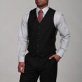 Dockers Men's Black Wool Blend Suit Separates Vest