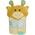 Piccolo Bambino Yellow Giraffe Hooded Cuddle Blanket