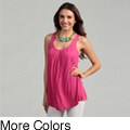 Cupio Women's Layered Racerback Tank Top