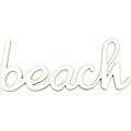 Beach Wood Word Wall Art