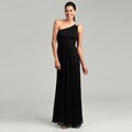 Hailey Women's One-shoulder Sheer Matte Jersey Dress