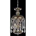 Golden Teak Pendant Chandelier