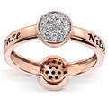 14k Gold Nitez N Daze 1/3ct TDW Black and White Diamond Ring (H-I, I1-I2)