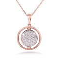 14k Gold Nitez N Daze 5/8ct TDW Black and White Diamond Necklace (H-I, I1-I2)