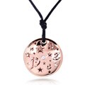 14k Gold Nitez N Daze 1/8ct TDW Black and White Diamond Necklace (H-I, I1-I2)