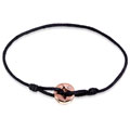 14k Gold Nitez N Daze Black and White Diamond Accent Bracelet