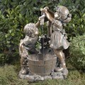 Boy and Girl Water Fountain