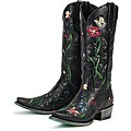 Lane Boots Women's 'Garden' Black Leather Cowboy Boots