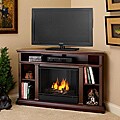 Real Flame Chruchill Corner Dark Espresso Gel Fireplace