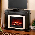 Rutherford Real Flame Dark Walnut Electric Fireplace