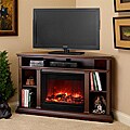 Churchill Corner Real Flame Dark Espresso Electric Fireplace