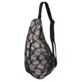 Ameribag Silver Palm Back Sling Bag