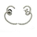 D'sire 18k White Gold 1/2ct TDW Diamond Earrings (G-H, VS1-VS2)