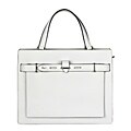 Salvatore Ferragamo Leather Accordion Satchel