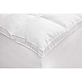 Microfiber Baffled Box Twin/ Full-size Fiber Bed Topper with Skirt