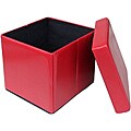 Flexible Red Storage Cube