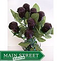 Lang's Chocolates One-dozen Long Stem Dark Chocolate Roses