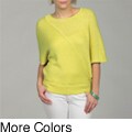 Premise Studio Women's Dolman Sleeve Pullover Top