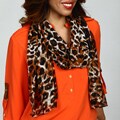 Calvin Klein Women's Animal Print Scarf