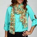 Calvin Klein Women's Bouquet Print Scarf