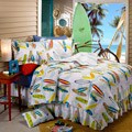 Surfboard 6-piece Queen-size Quilt Set