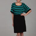 Jonathan Martin Women's Jade Stripe Cinched Dress