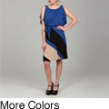 Jonathan Martin Women's Colorblock Flutter SleeveDress