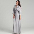 Jessica Howard Women's Silver Bead Pleat Two-piece Dress
