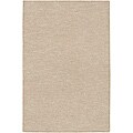 Hand-woven White Wool Area Rug (2' x 3')