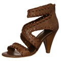 Fergie Women's 'Priority' Tan Platform Sandals