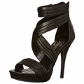 Fergie Women's 'Sanibel' Black Platform Sandals