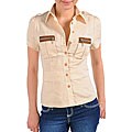 Stanzino Women's Casual Beige Top