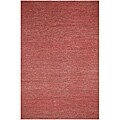Hand-woven Red Hemp Area Rug (8' x 10')