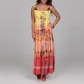 Lola P Women's Tiered Tie Dye Dress
