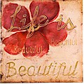 Fabrice de Villeneuve 'Life is Beautiful' Canvas Art