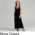 Spense Women's Knotted Empire Maxi Dress
