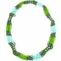 'Zul' Green Glass Bead Necklace (Guatemala)