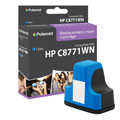 HP 02 Cyan Ink Cartridge by Polaroid (Remanufactured)