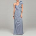 Adrianna Papell Women's Thistle One-shoulder Ruched Evening Dress