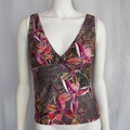 JCS by JesAla Couture 'Island Iris' V-neck Tankini Top