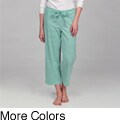 Nautica Women's Stripe Drawstring Capri Pajama Pant