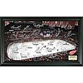 Highland Mint Detroit Red Wings Rink Signature Framed Photo