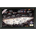Highland Mint Winnipeg Jets Rink Team Autographed Framed Photo