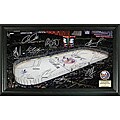 Highland Mint New York Islanders Team Autographed Framed Rink Photo
